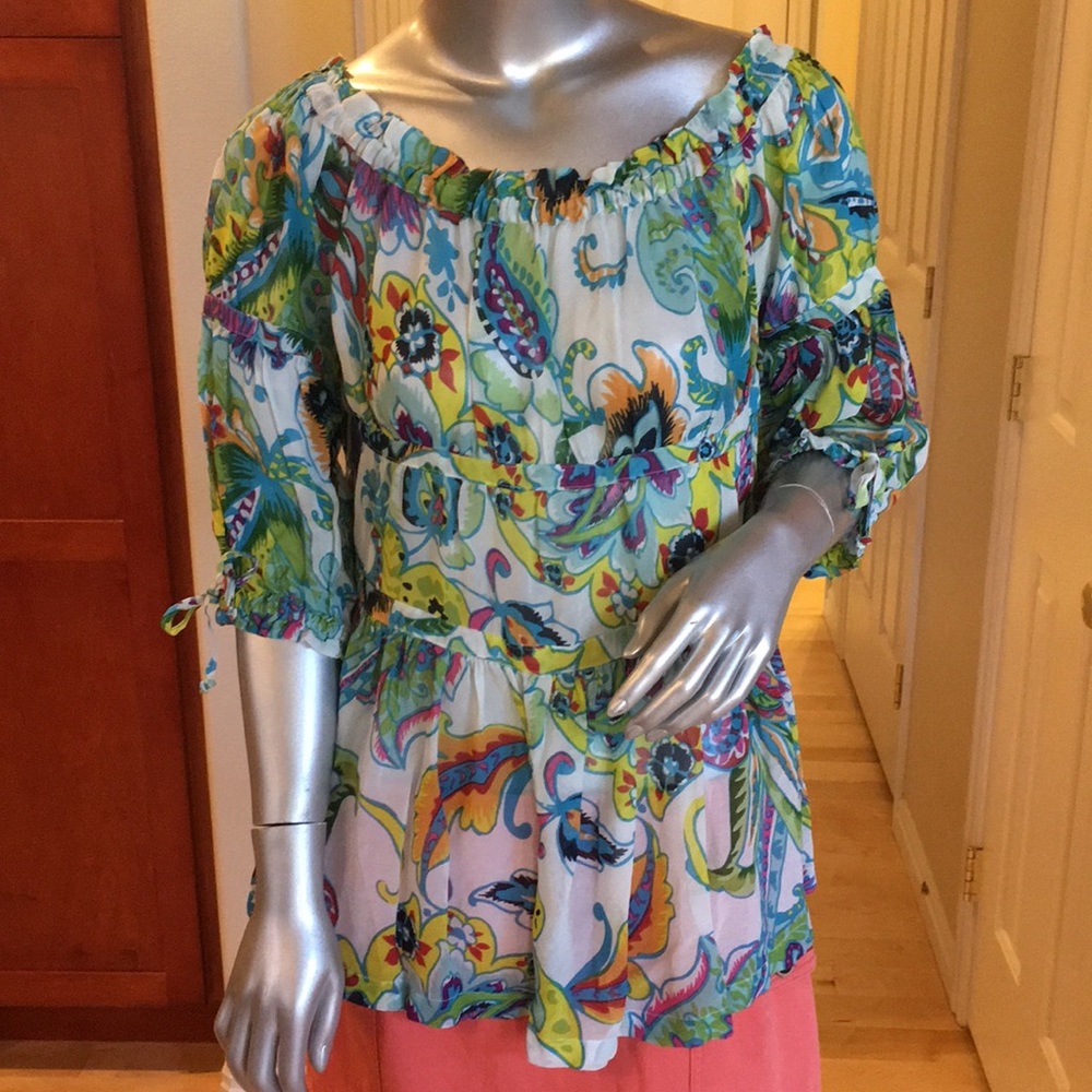 Maeve by Anthropologie paisley blouse